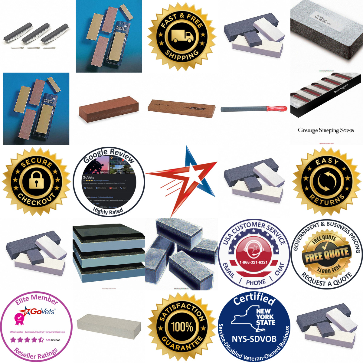 A selection of Single Grit Sharpening Stones products on GoVets