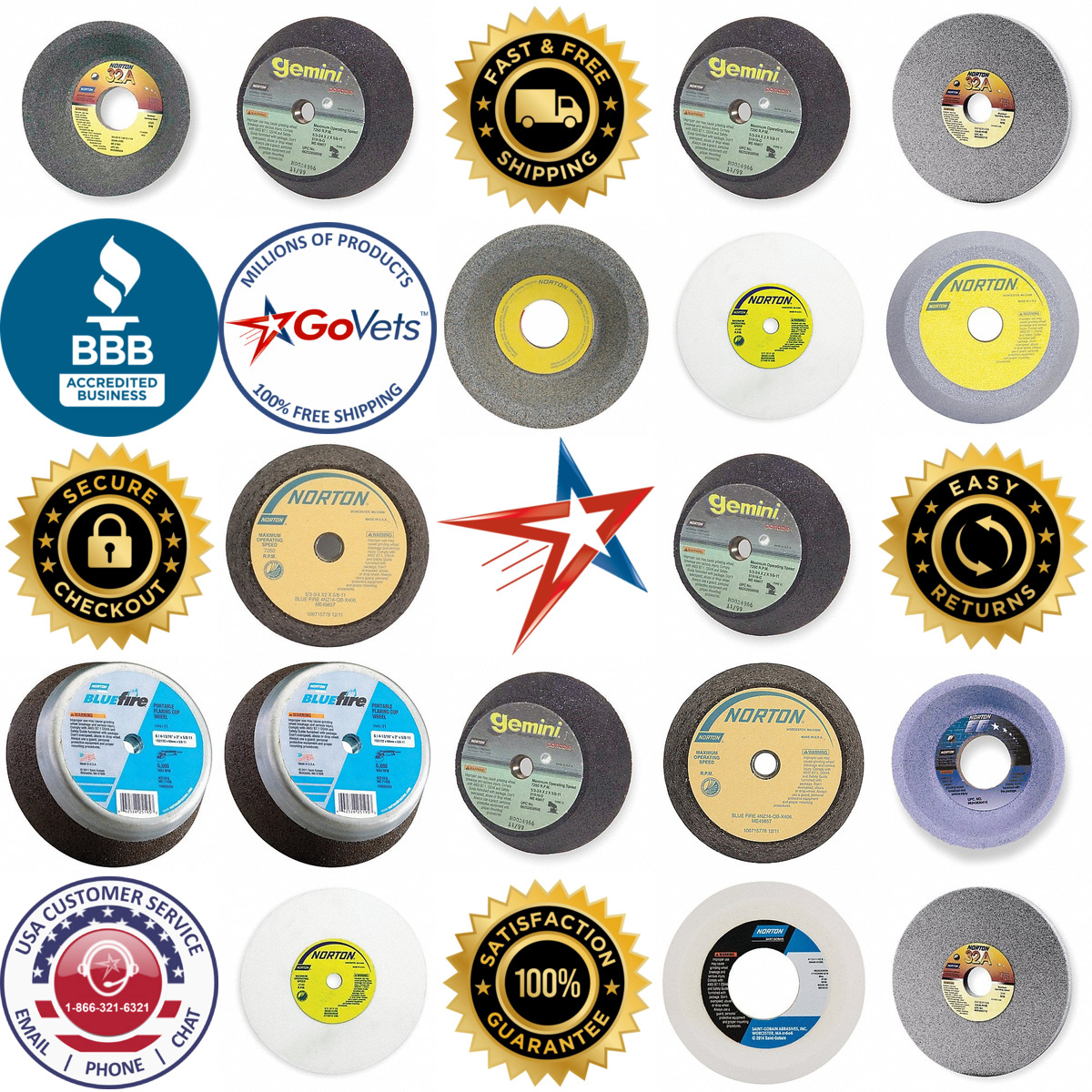 A selection of Flaring Cup Grinding Wheels products on GoVets