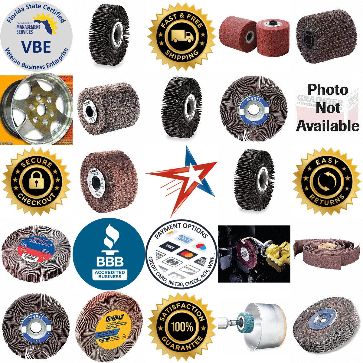 A selection of Unmounted Flap Wheels products on GoVets