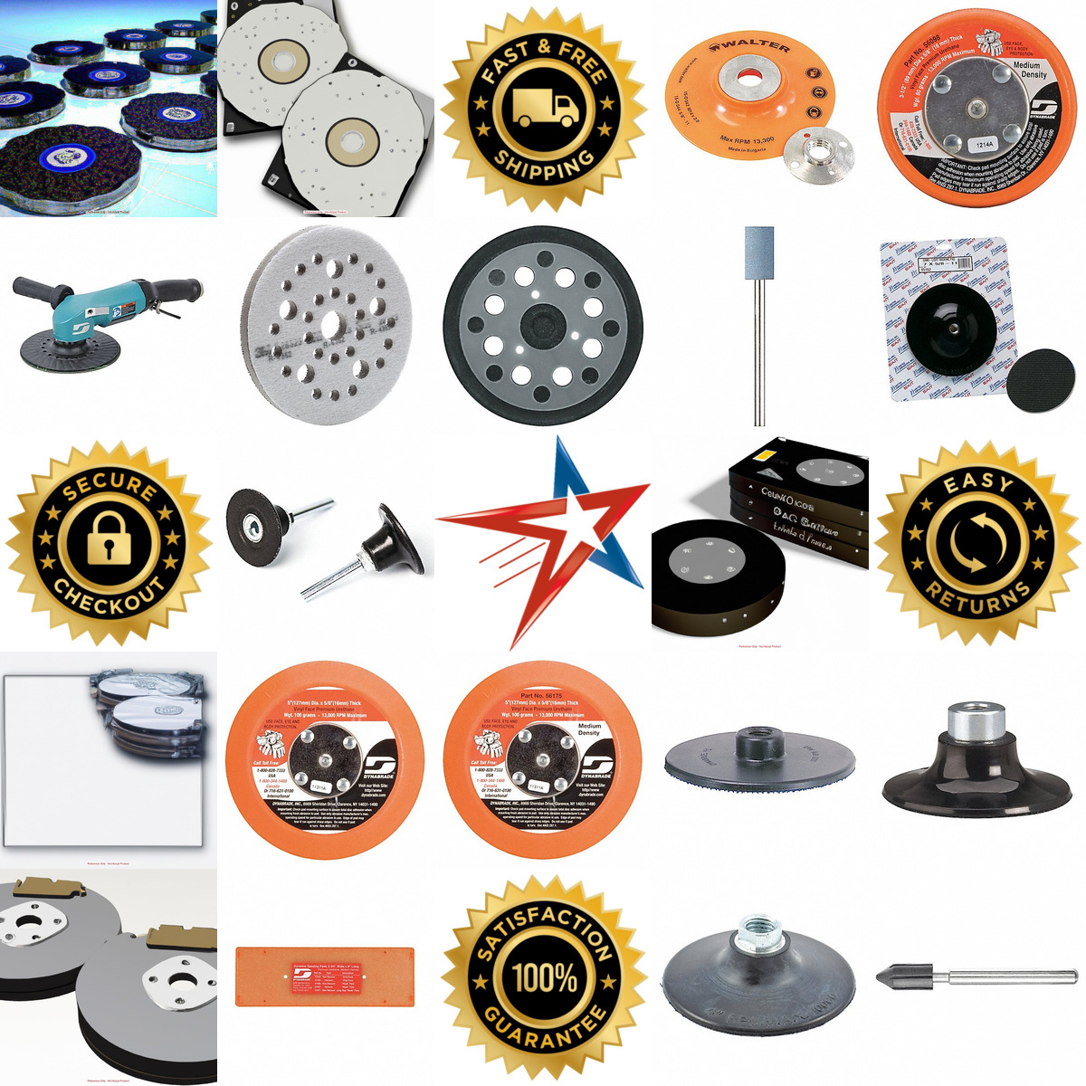 A selection of Disc Backup Pads products on GoVets