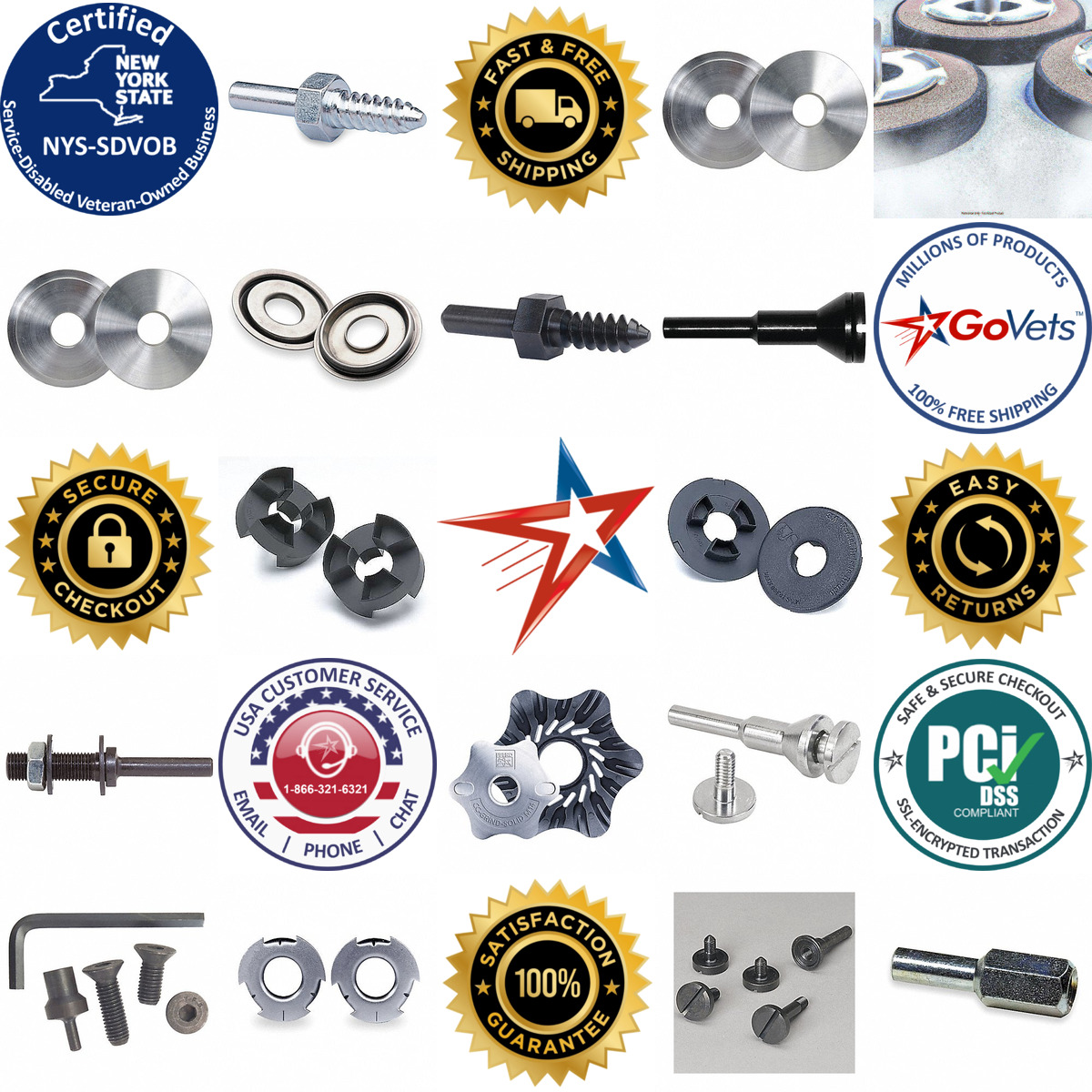 A selection of Abrasive Wheel Adapters and Parts products on GoVets