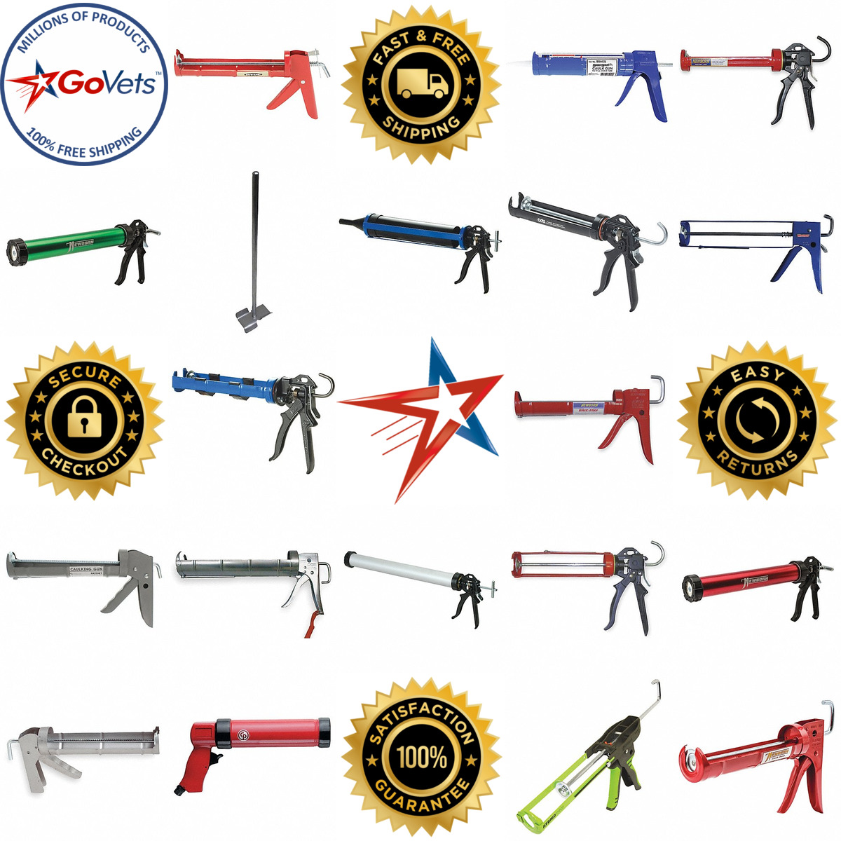 A selection of Manual Caulk Guns products on GoVets