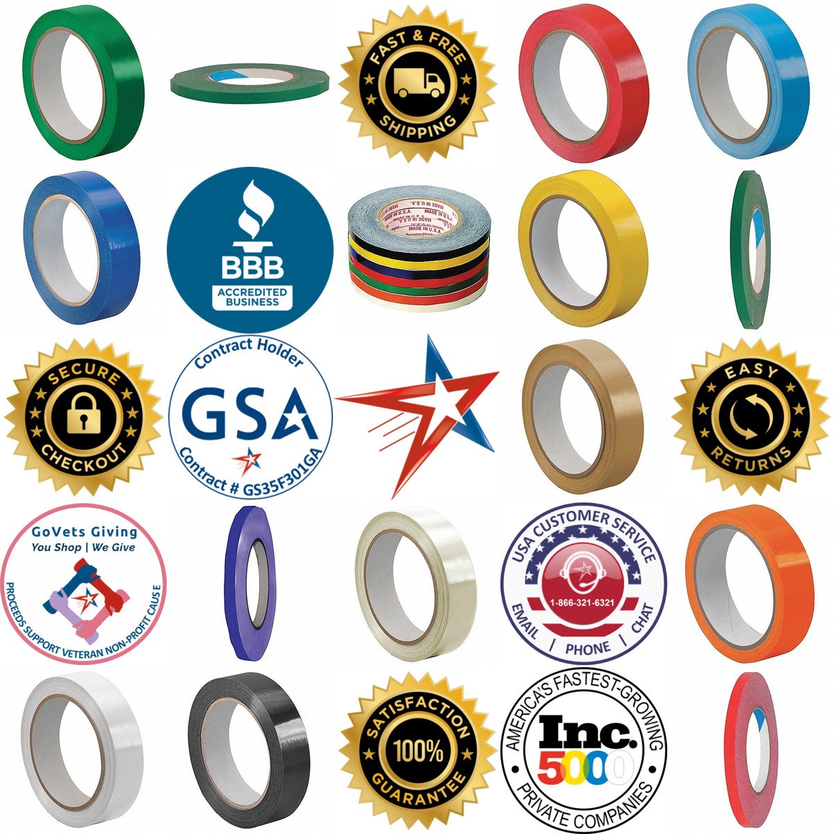 A selection of Bag Sealing Tape products on GoVets