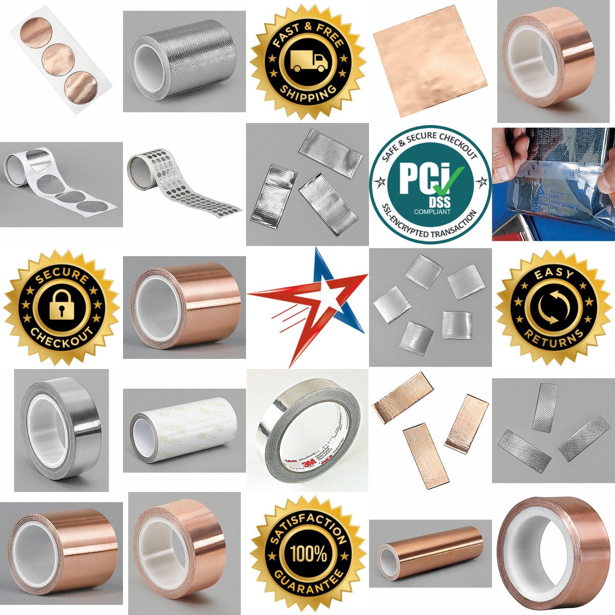 A selection of Conductive Electrical Tape products on GoVets