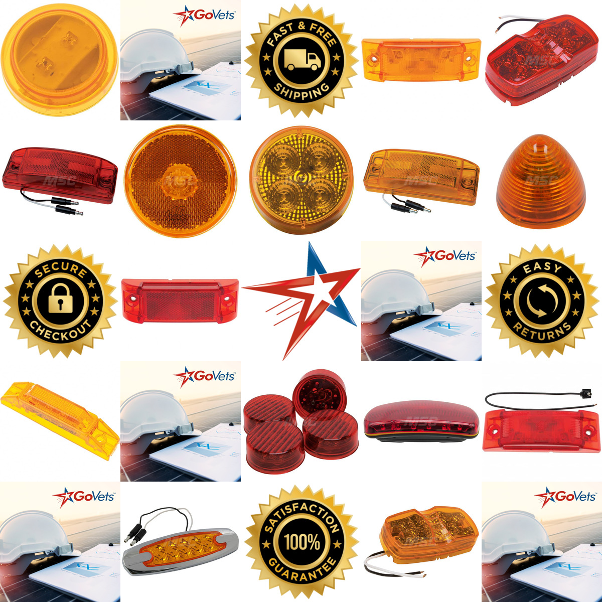 A selection of Side Marker Light Kits products on GoVets