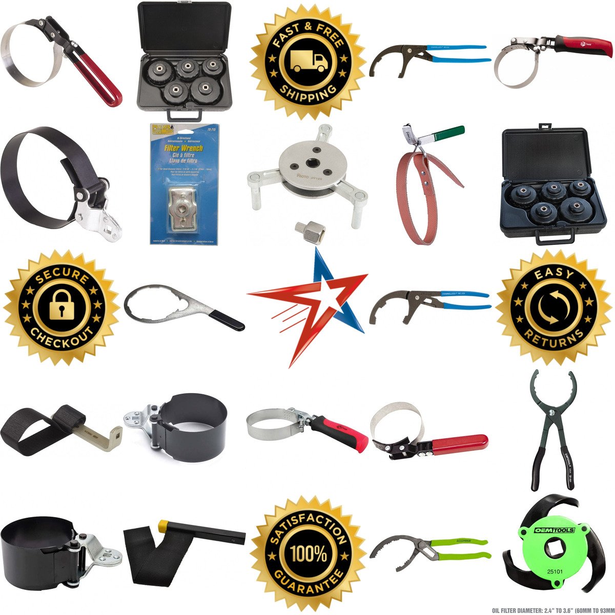 A selection of Oil Change Tools products on GoVets