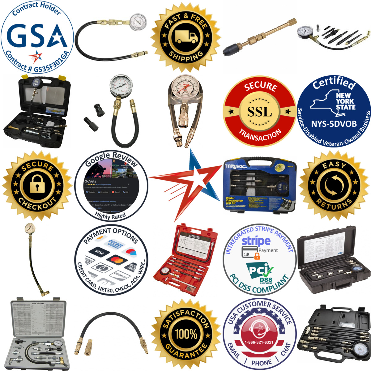 A selection of Engine Compression Test Kits products on GoVets