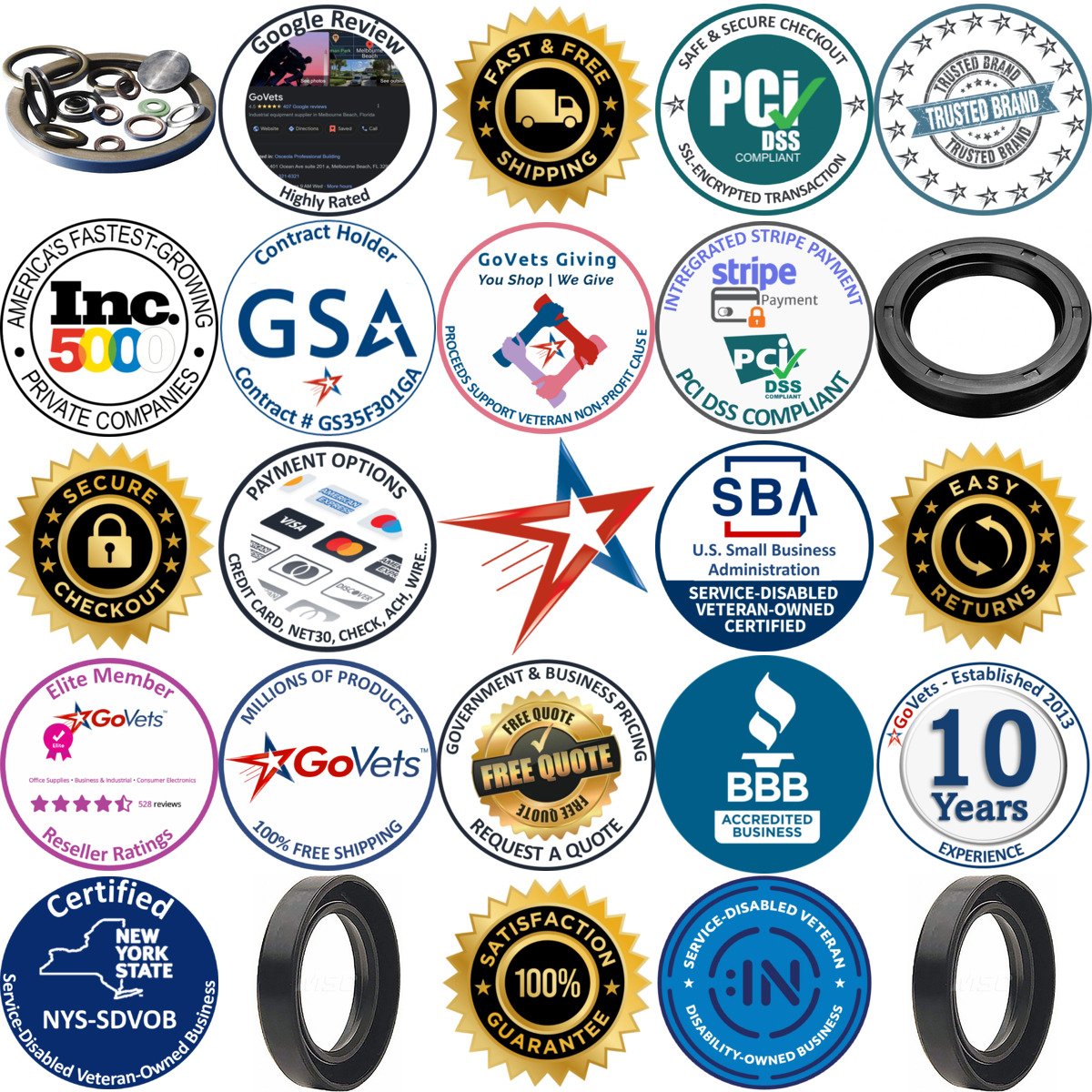 A selection of Automotive Shaft Seals products on GoVets