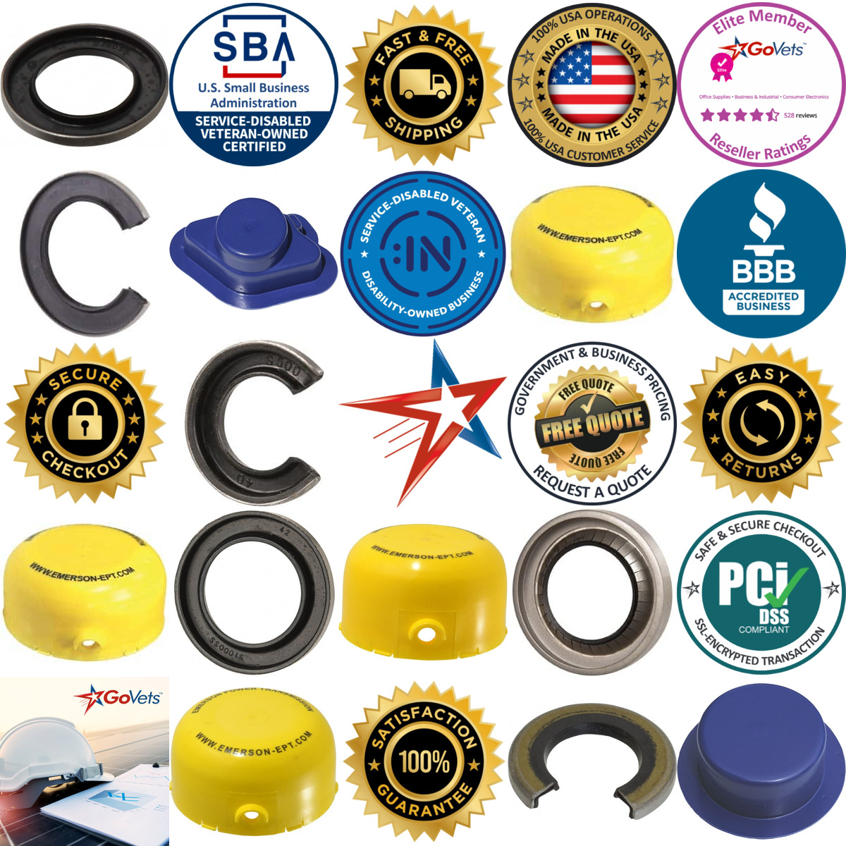 A selection of Bearing End Caps and Seals products on GoVets