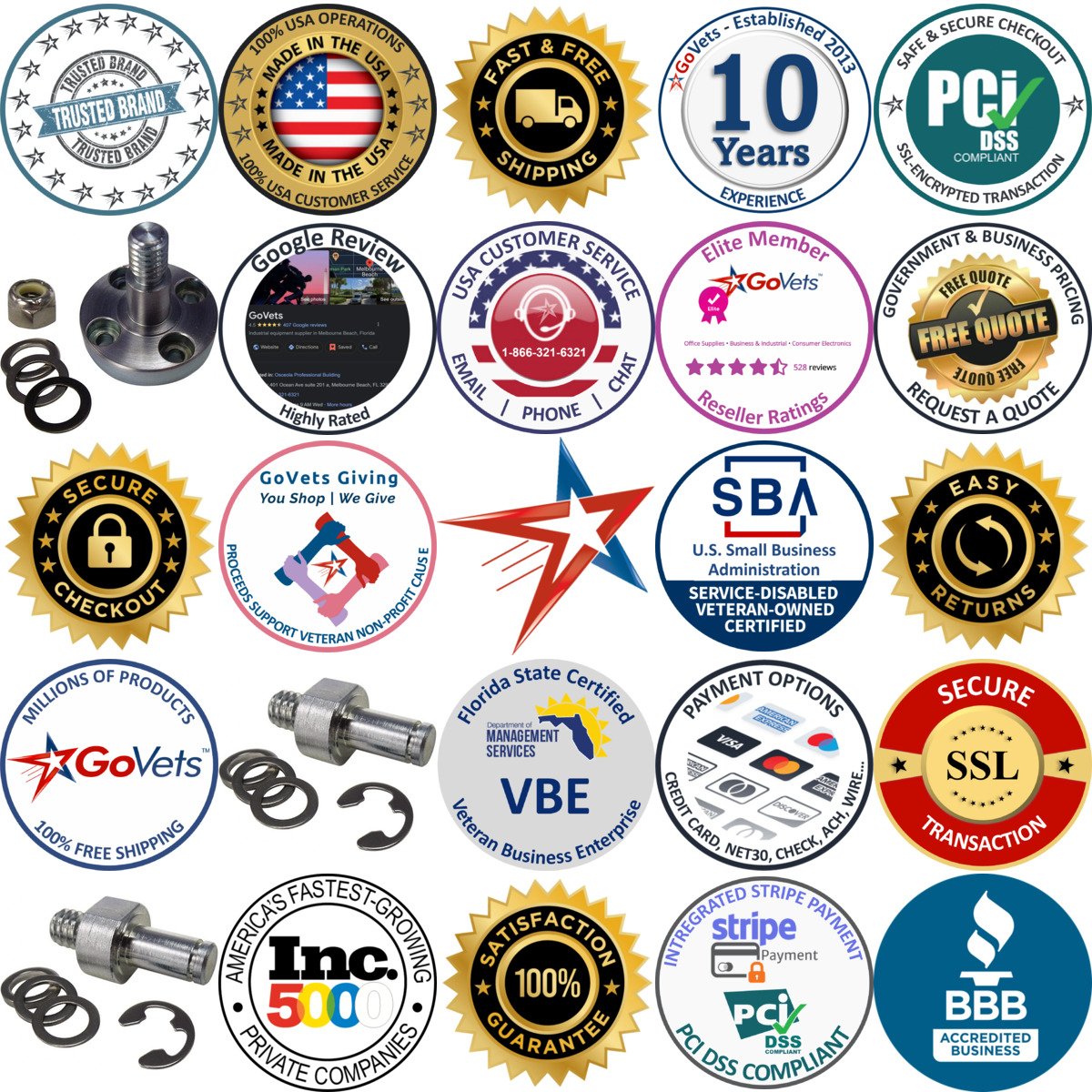 A selection of Bearing and Rotating Component Mounts products on GoVets