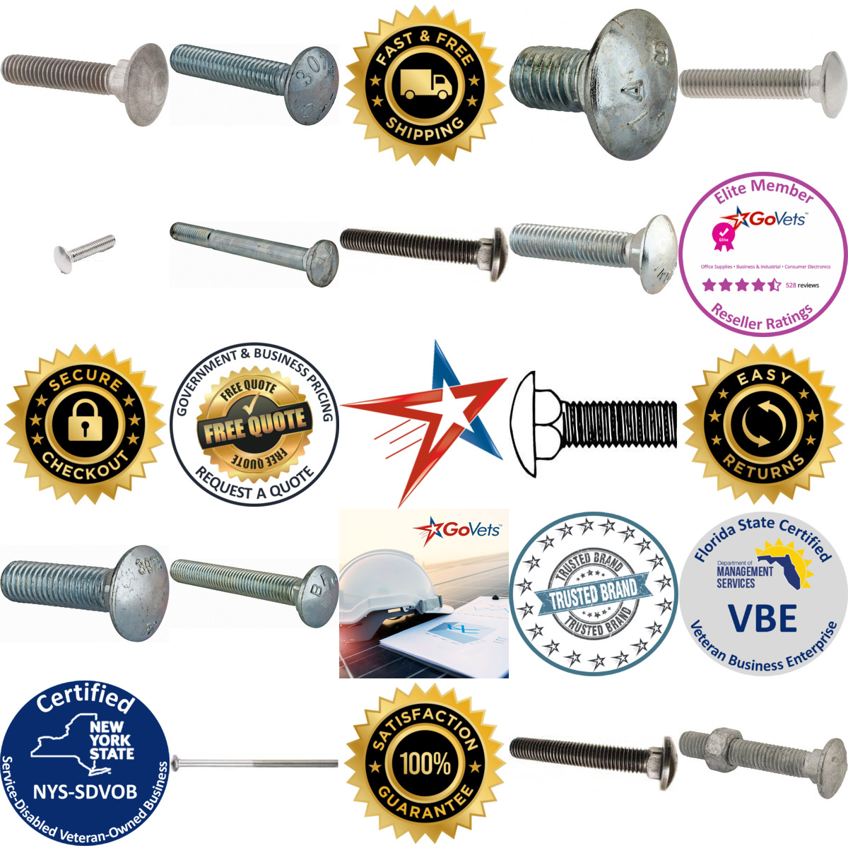 A selection of Carriage Bolts products on GoVets