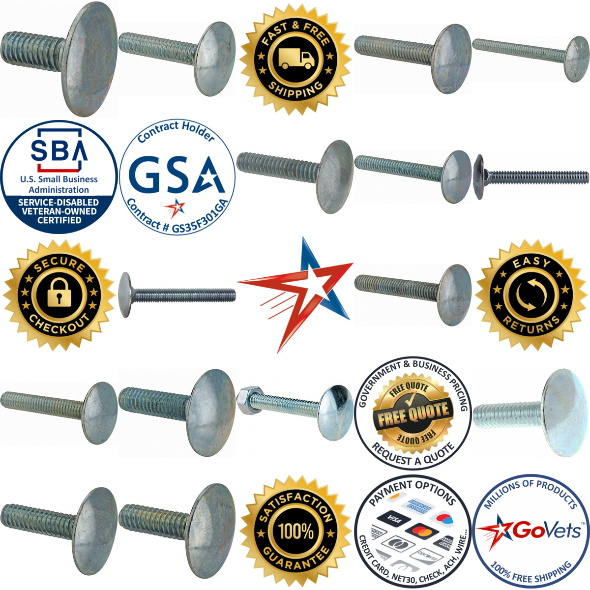 A selection of Step Bolts products on GoVets