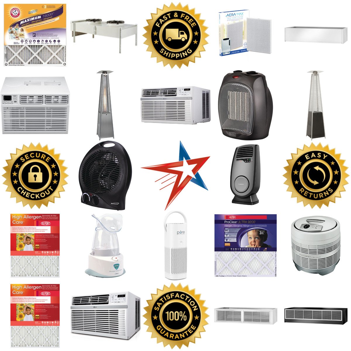 A selection of Heating and Cooling products on GoVets