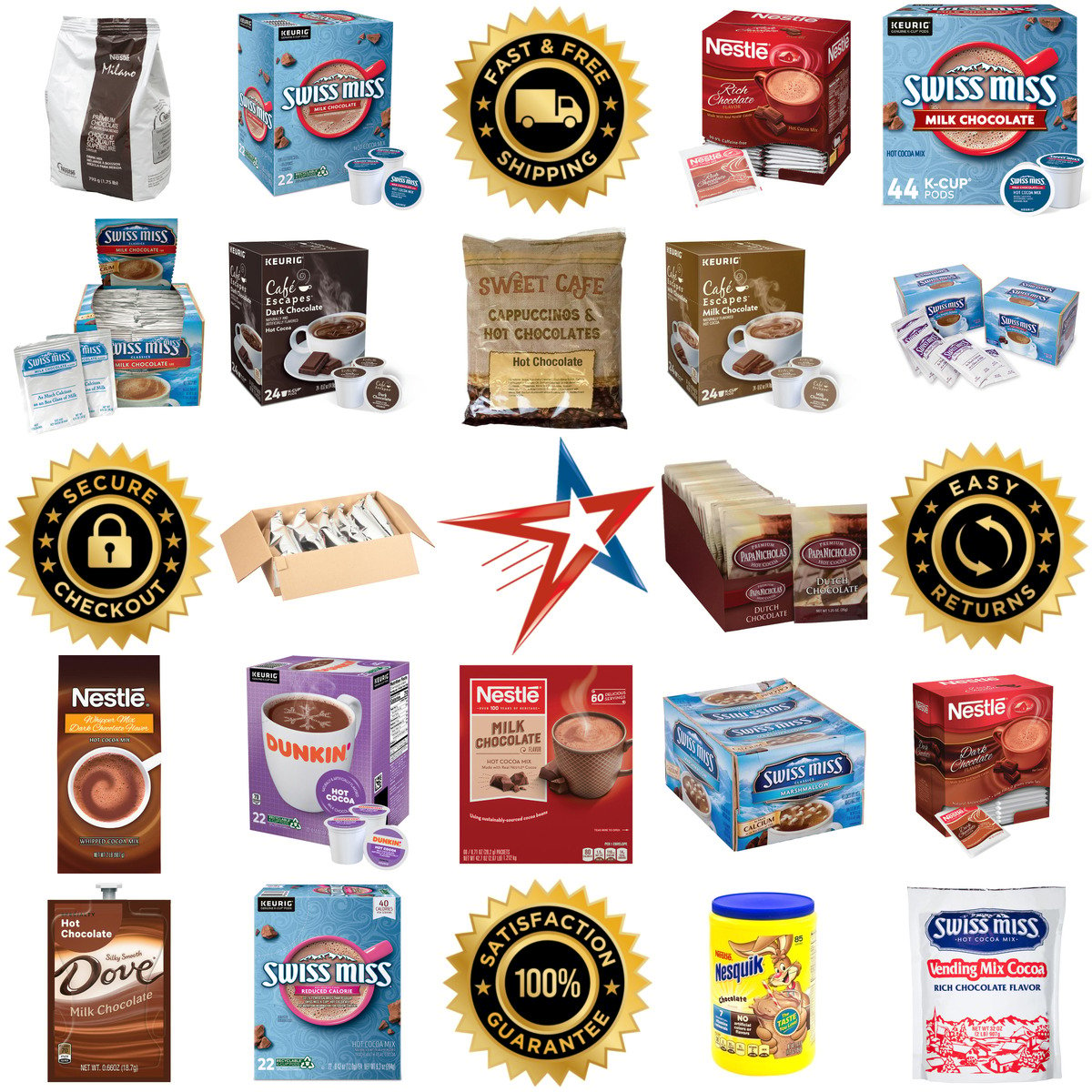 A selection of Hot Chocolate products on GoVets