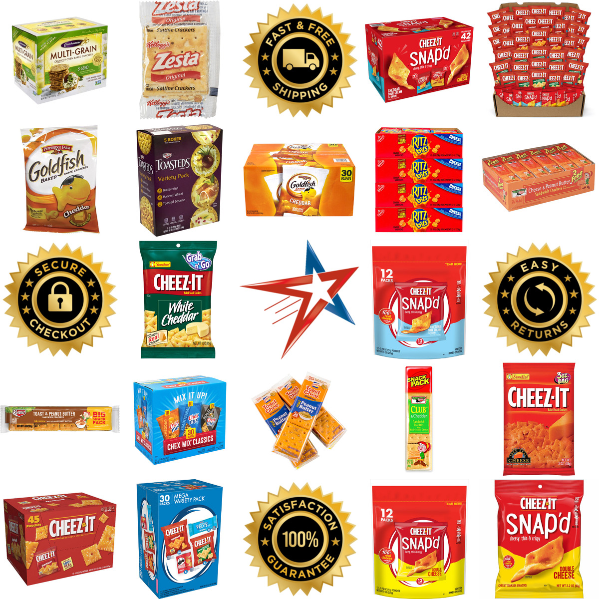 A selection of Crackers products on GoVets