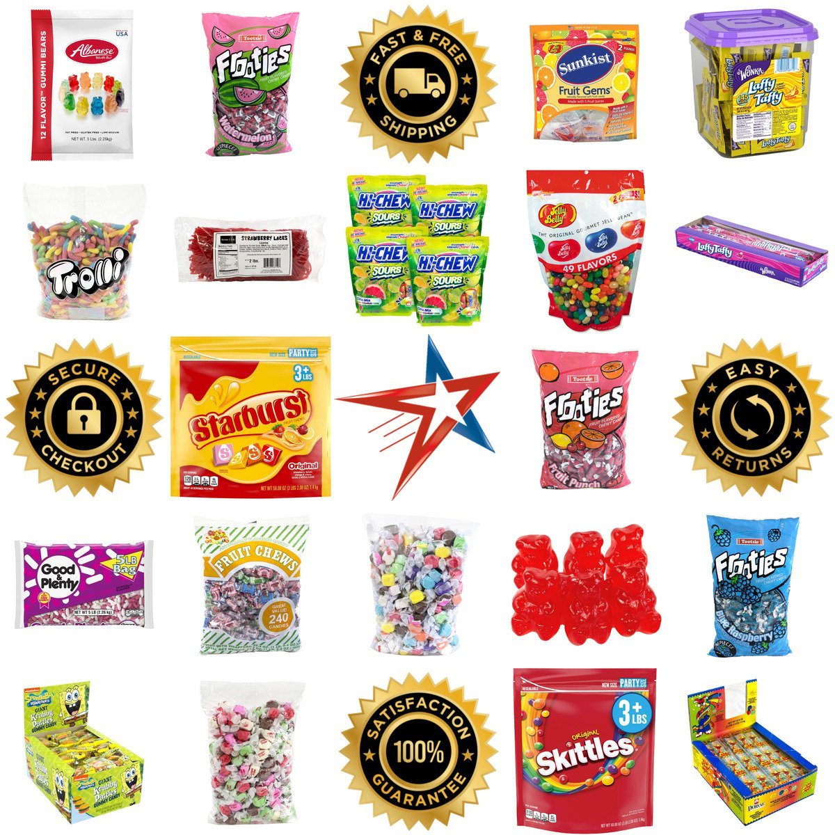 A selection of Licorice and Gummy Snacks products on GoVets