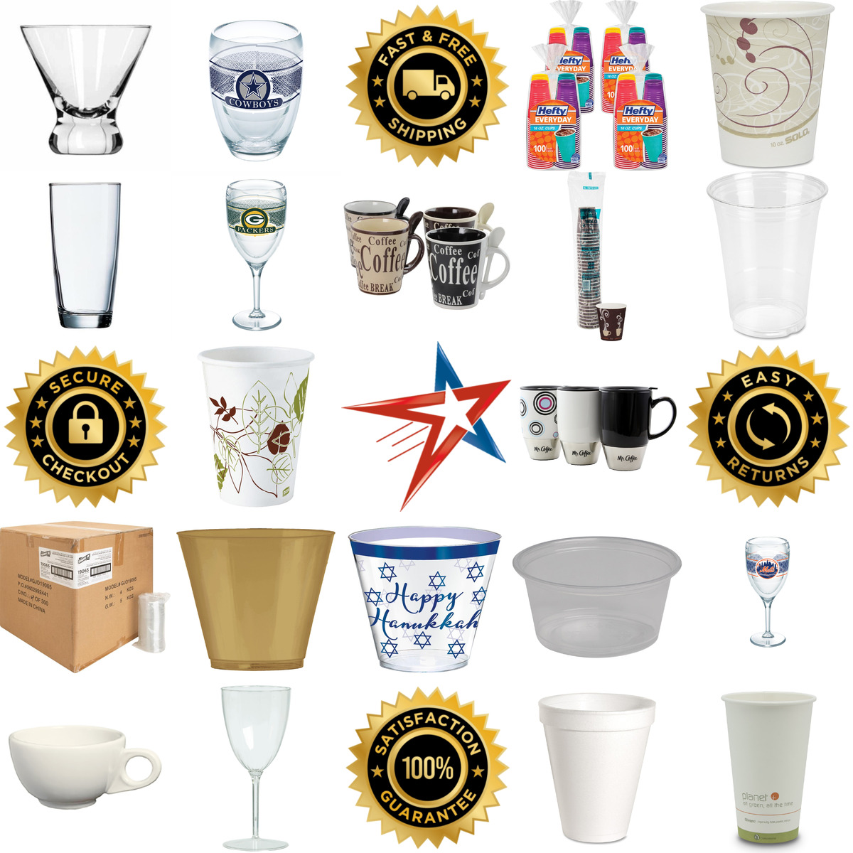 A selection of Cups products on GoVets