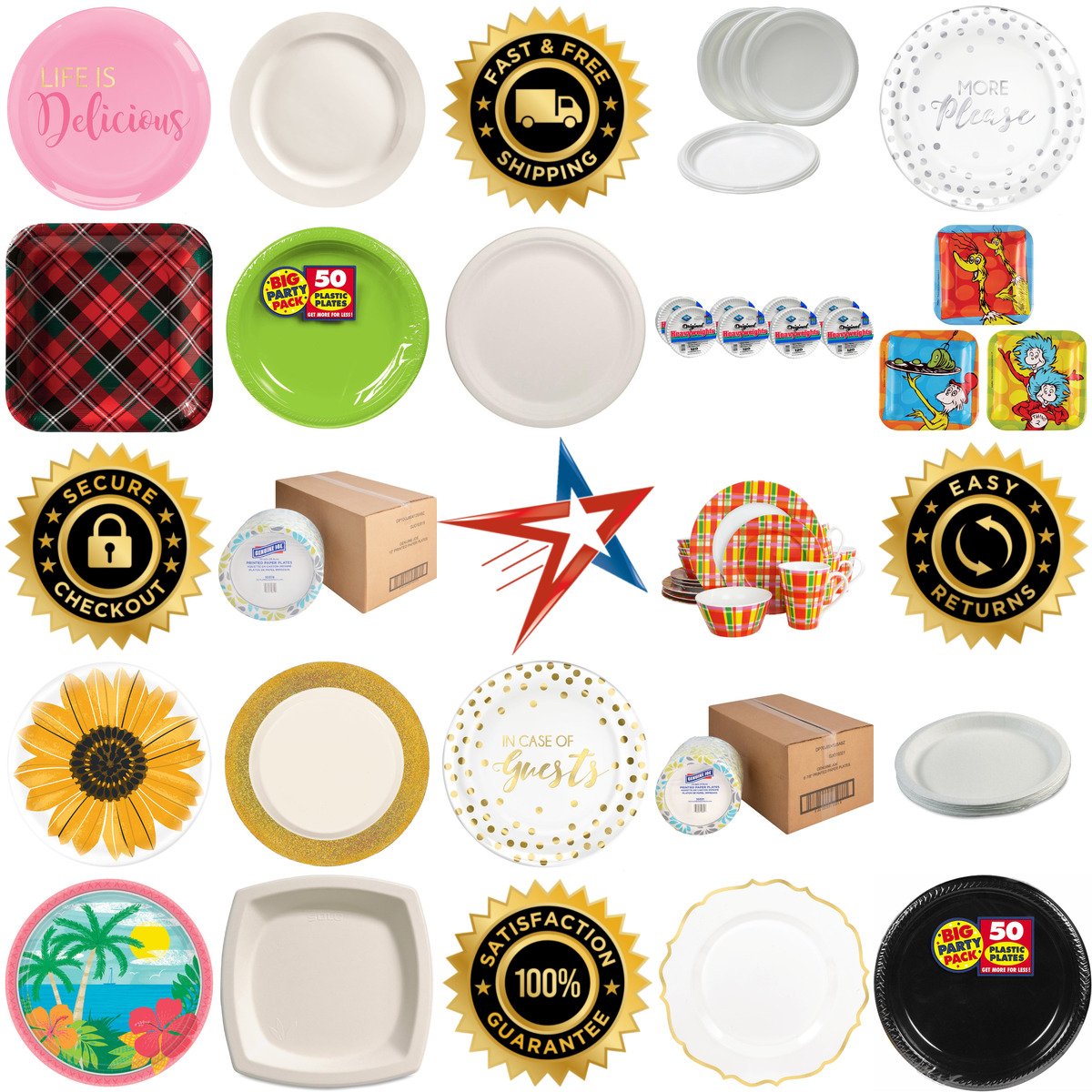 A selection of Plates products on GoVets