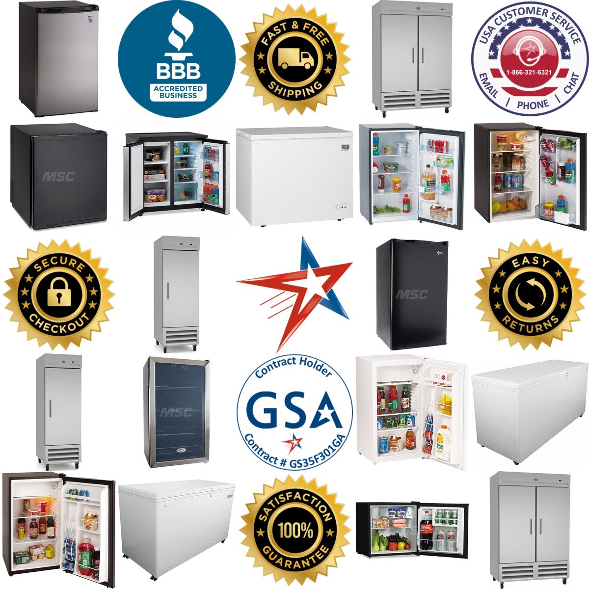 A selection of Refrigerators products on GoVets