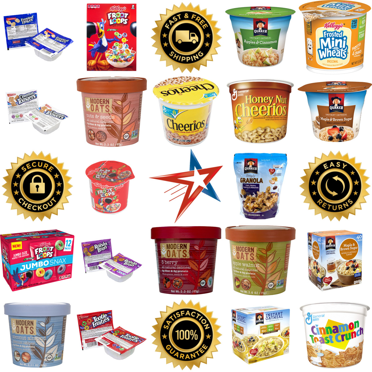 A selection of Breakfast and Cereal products on GoVets