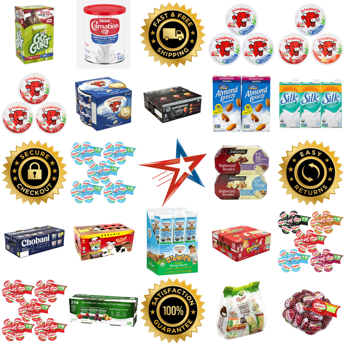 A selection of Dairy products on GoVets