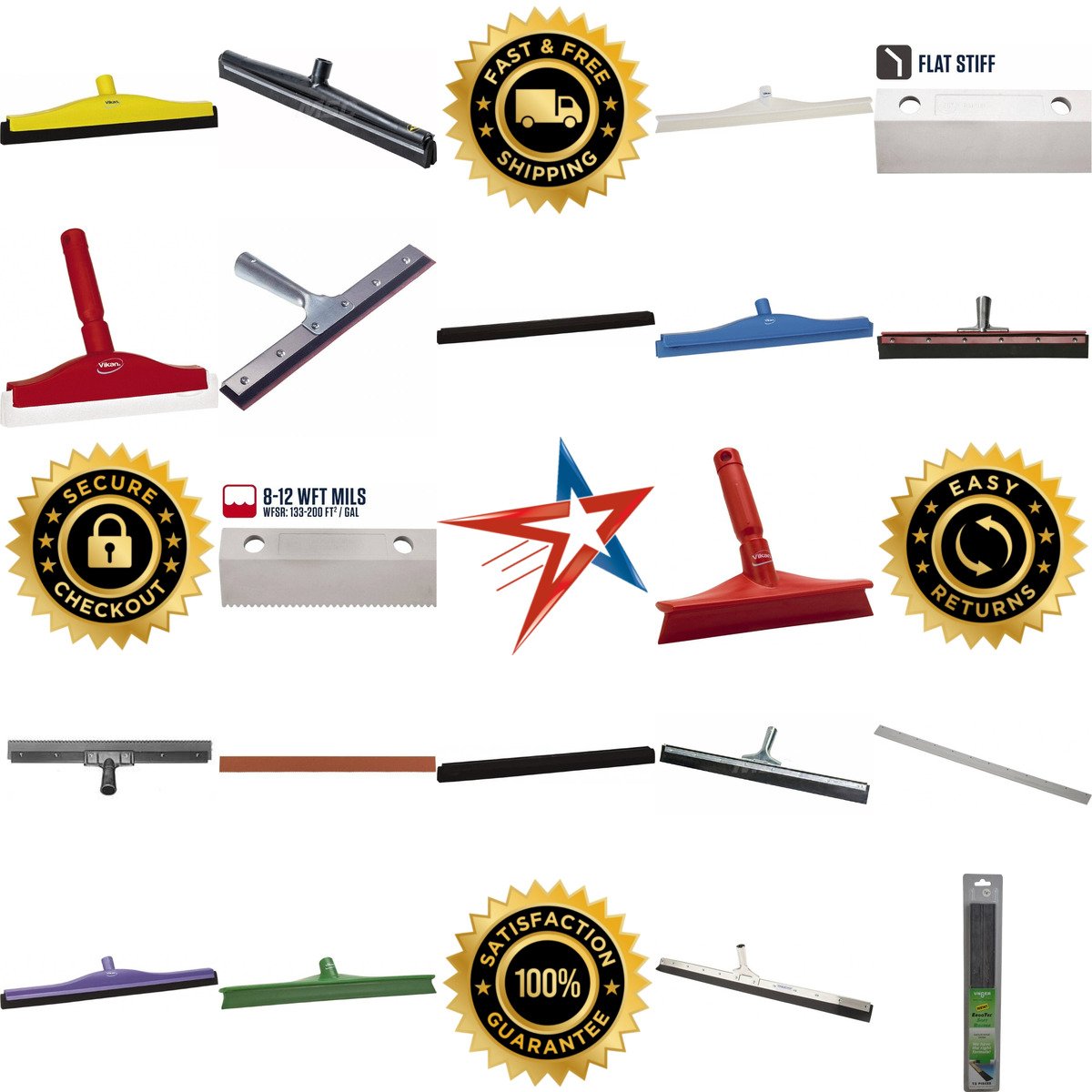 A selection of Squeegees Frames and Refills products on GoVets