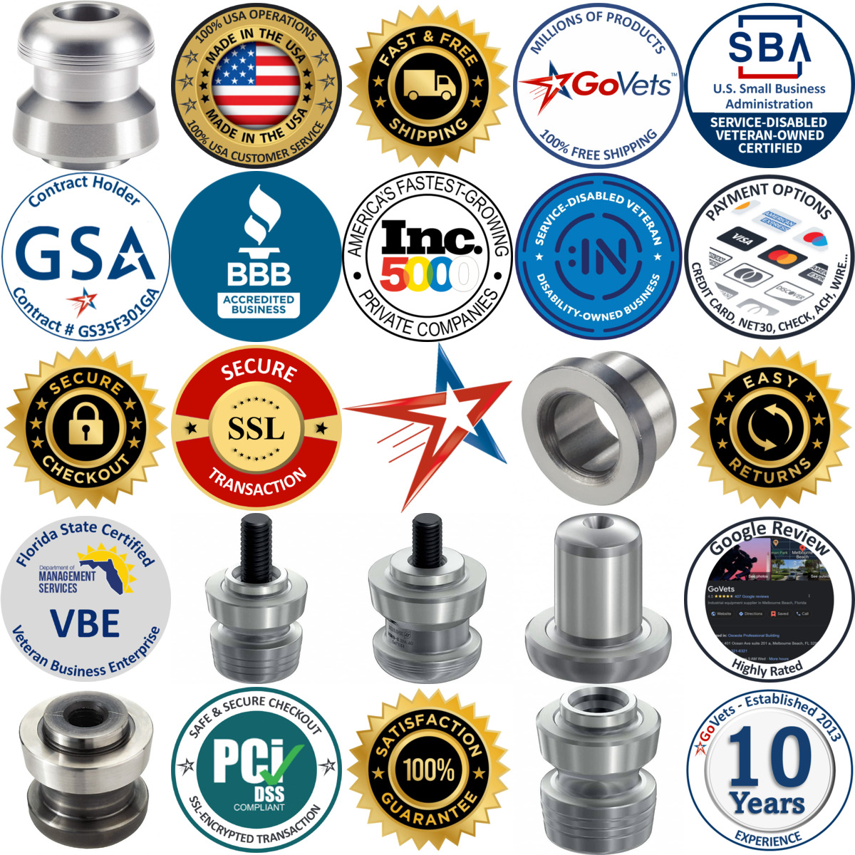 A selection of Schunk products on GoVets