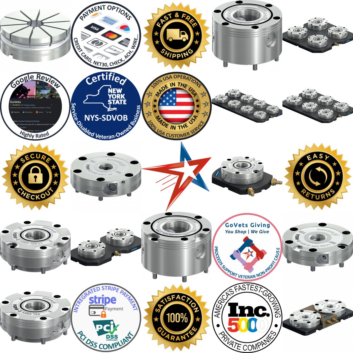 A selection of Schunk products on GoVets