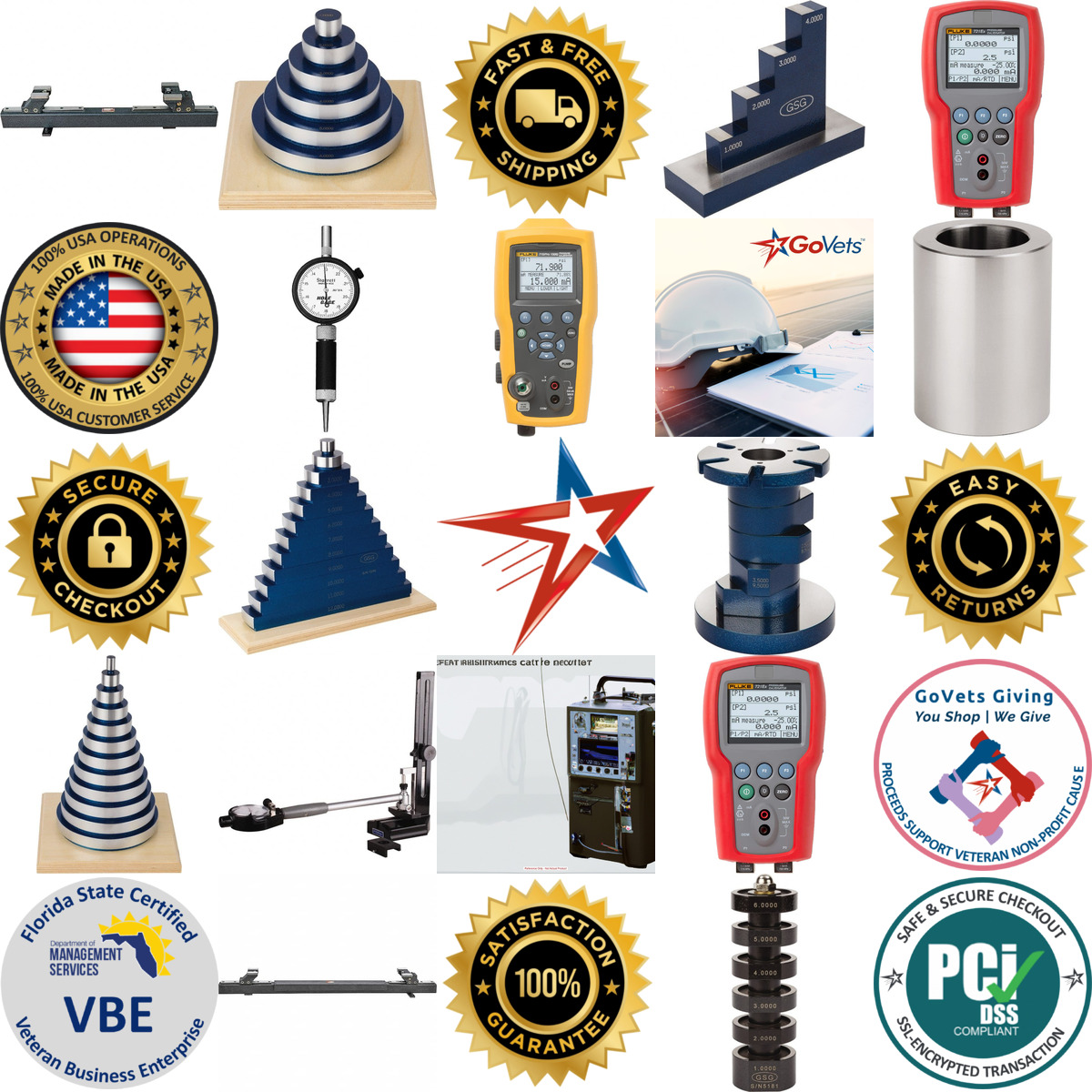 A selection of Calibration Masters products on GoVets