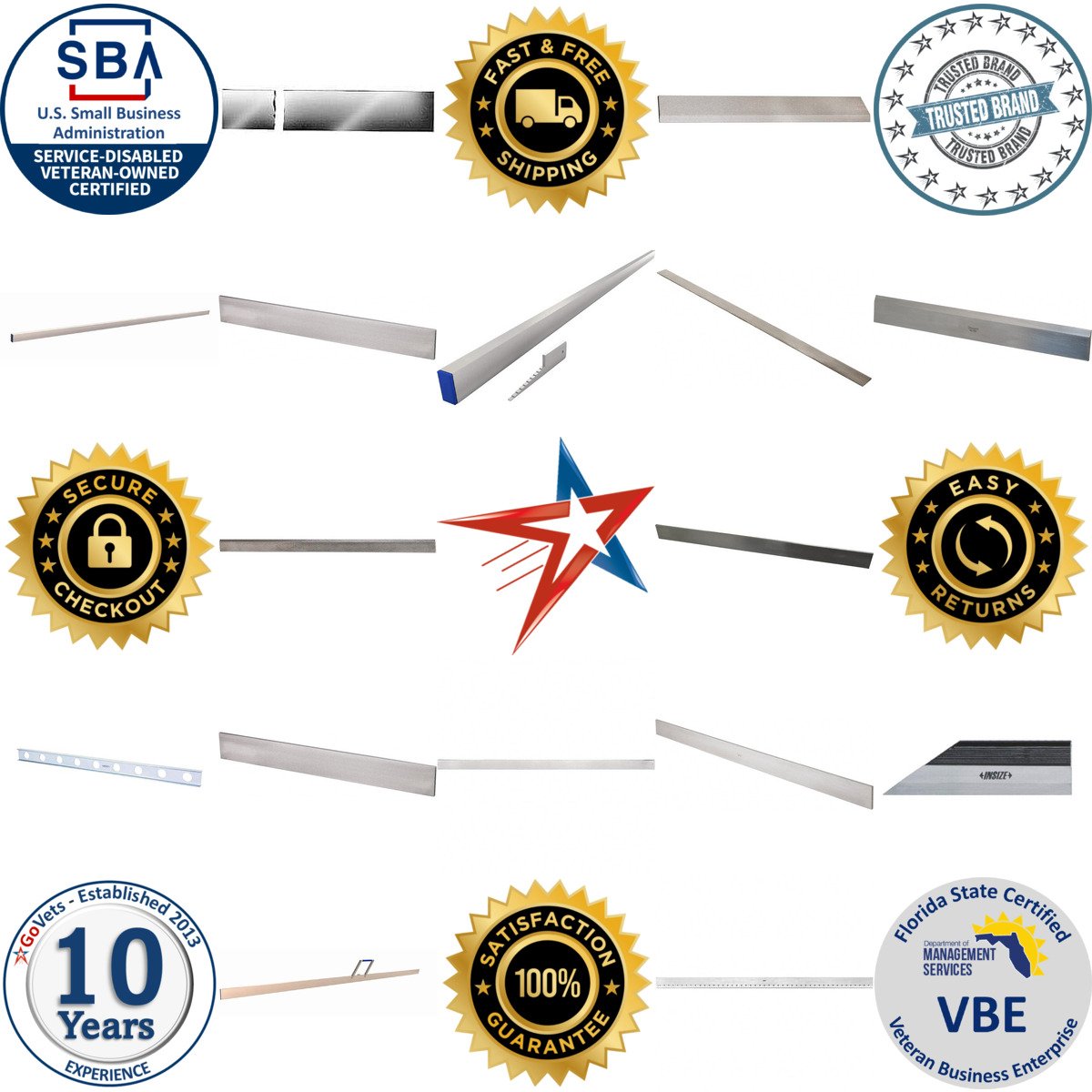 A selection of Straightedges products on GoVets