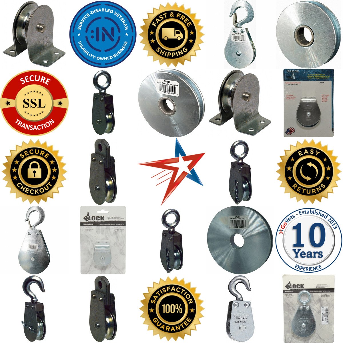 A selection of Block Division products on GoVets