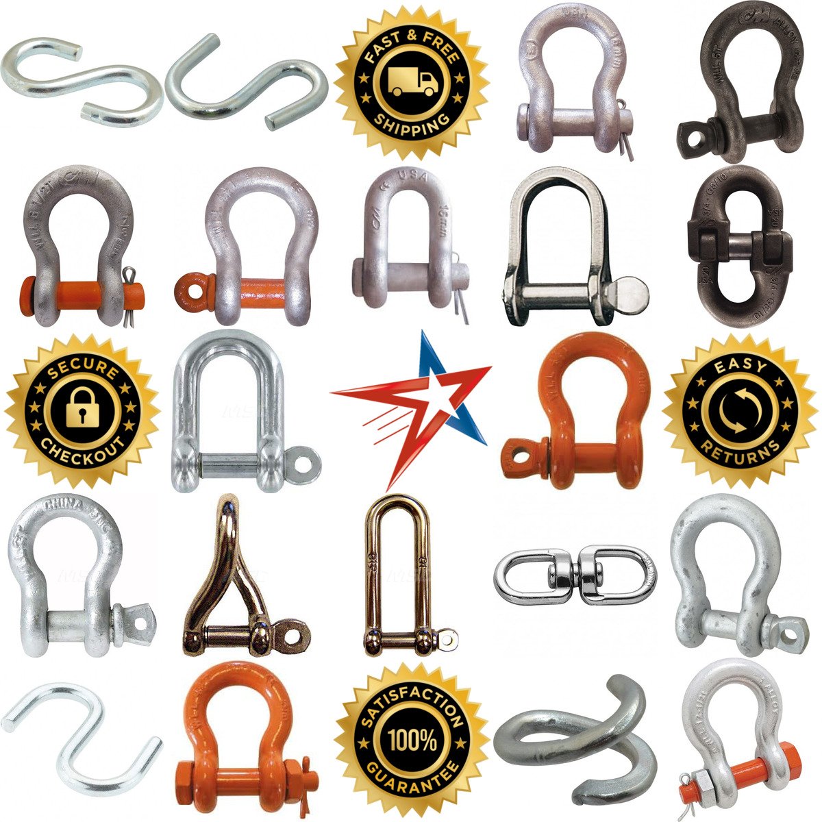 A selection of Chain Hardware products on GoVets