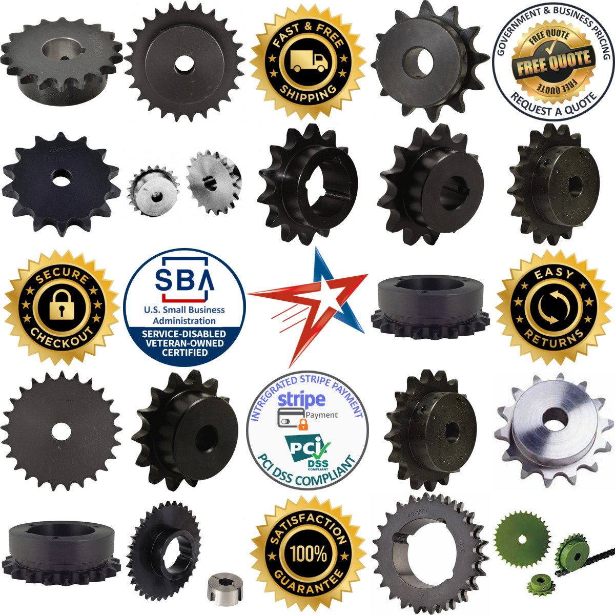 A selection of Sprockets products on GoVets