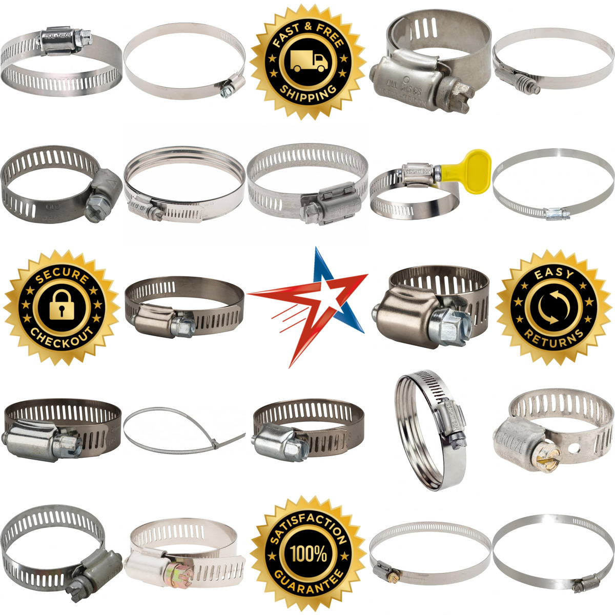 A selection of Worm Gear Clamps products on GoVets