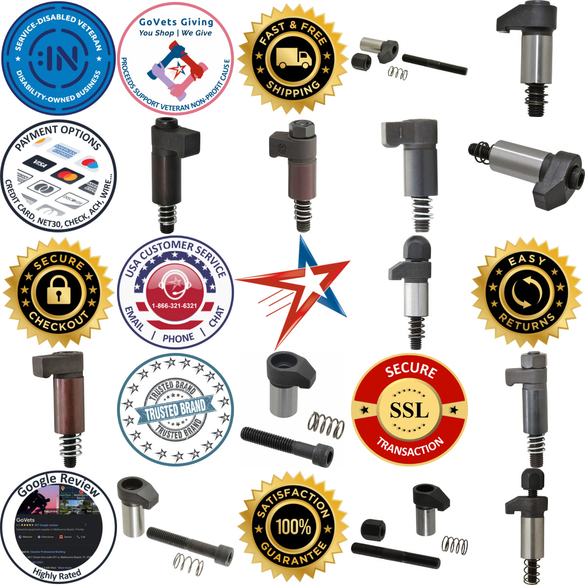 A selection of Hook Clamp Assemblies products on GoVets