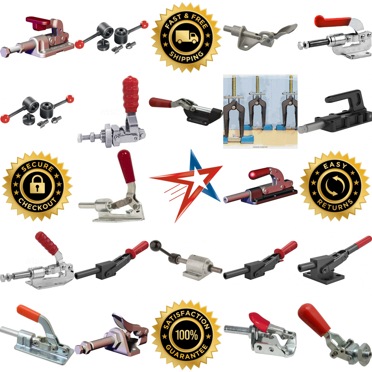 A selection of Straight Line Action Clamps products on GoVets