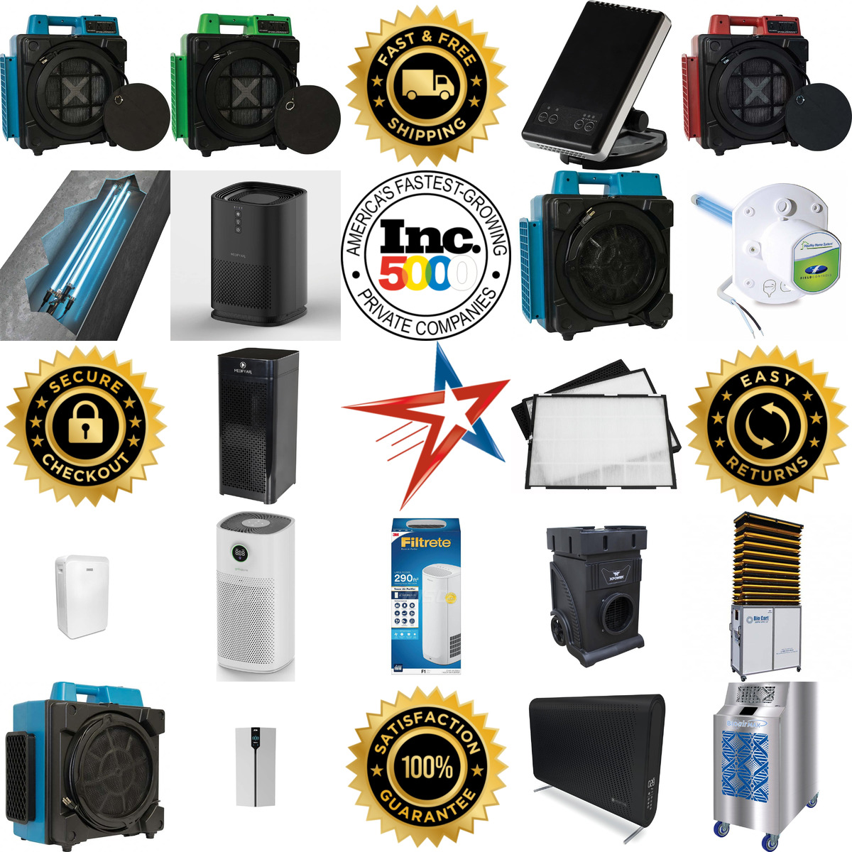 A selection of Self Contained Electronic Air Cleaners products on GoVets