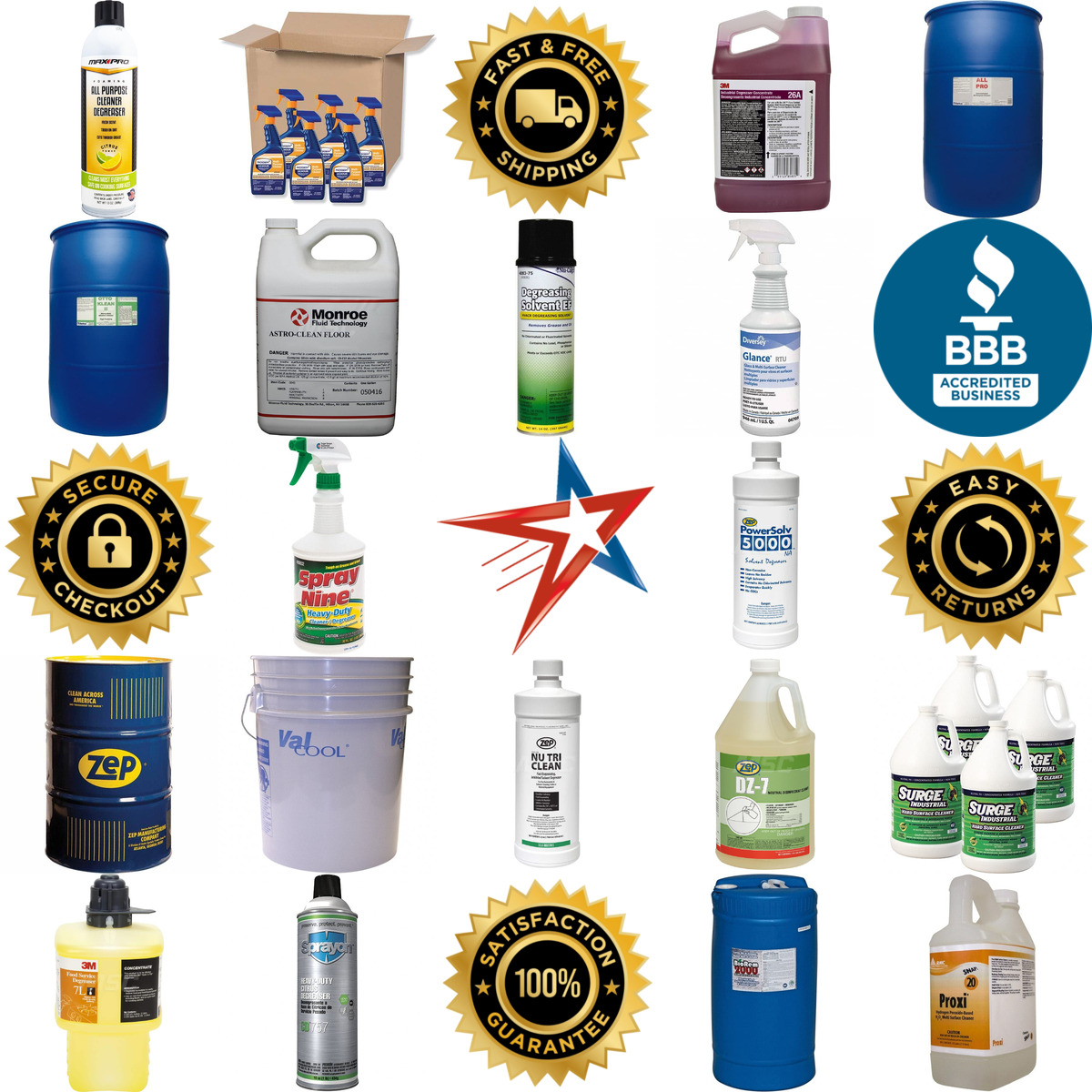 A selection of All Purpose Cleaners and Degreasers products on GoVets