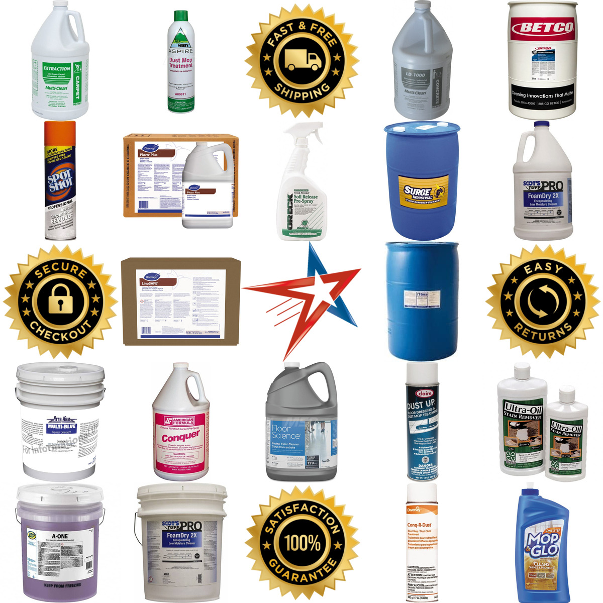 A selection of Carpet Floor and Upholstery Cleaners products on GoVets