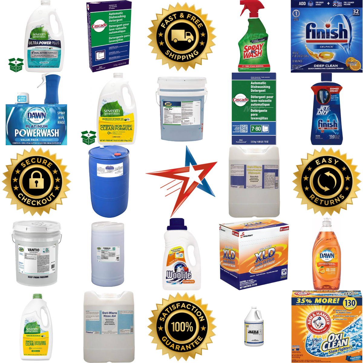 A selection of Detergents products on GoVets