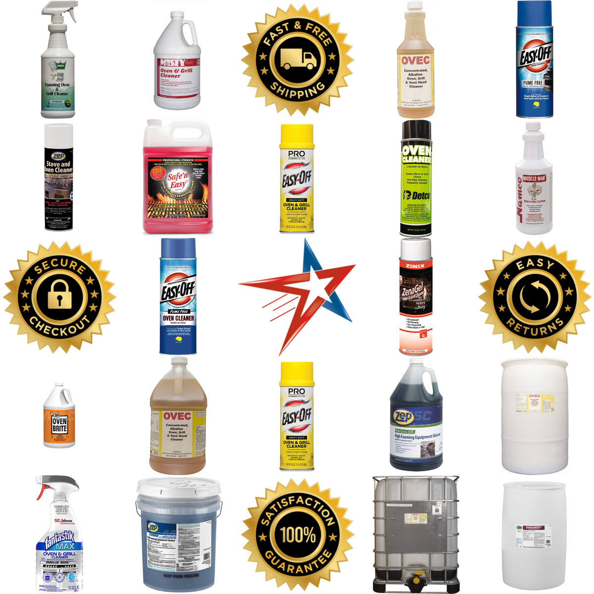 A selection of Oven Cleaners products on GoVets