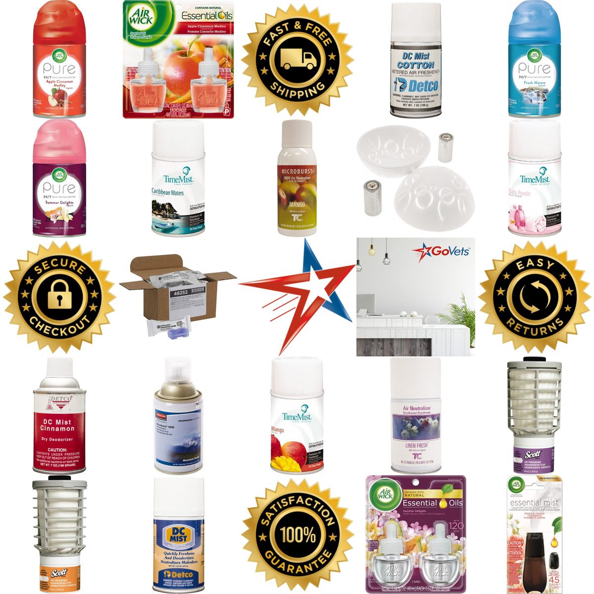 A selection of Air Freshener Dispenser Refills products on GoVets