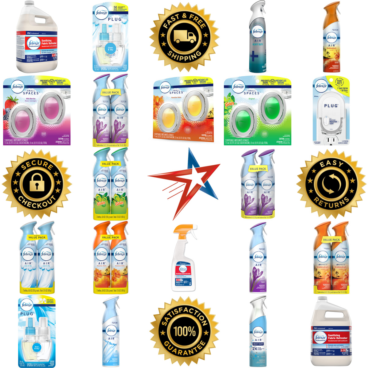 A selection of The Procter and Gamble Company products on GoVets