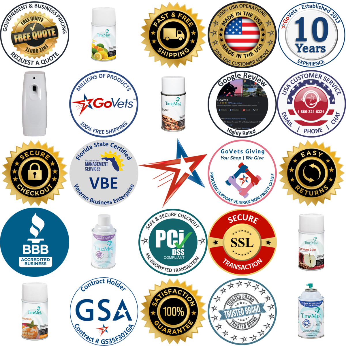 A selection of Waterbury Companies,inc. products on GoVets