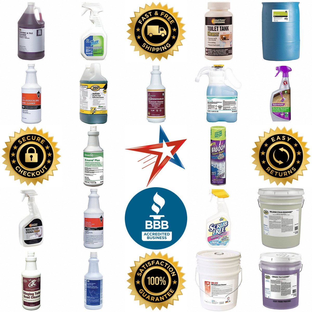 A selection of Bathroom Cleaners products on GoVets