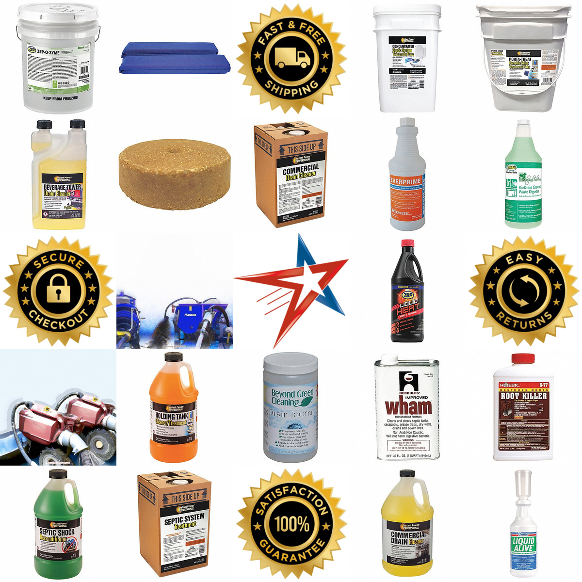 A selection of Drain Cleaners and Openers products on GoVets