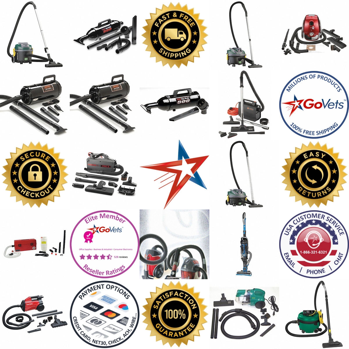 A selection of Handheld and Canister Vacuum Cleaners products on GoVets