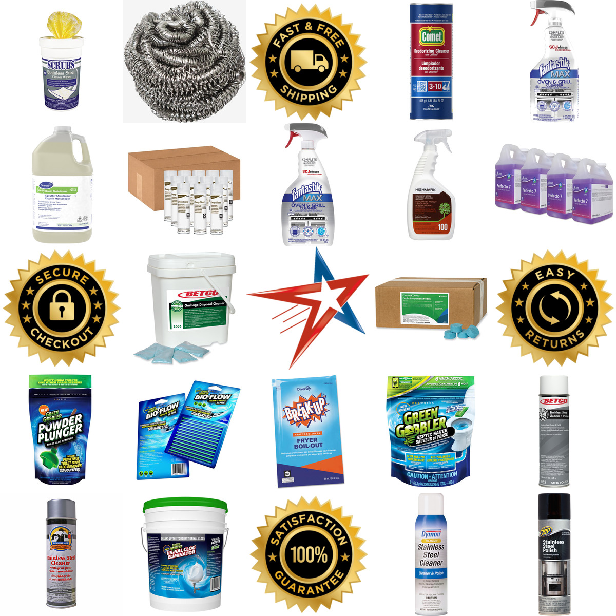 A selection of Kitchen Cleaners products on GoVets