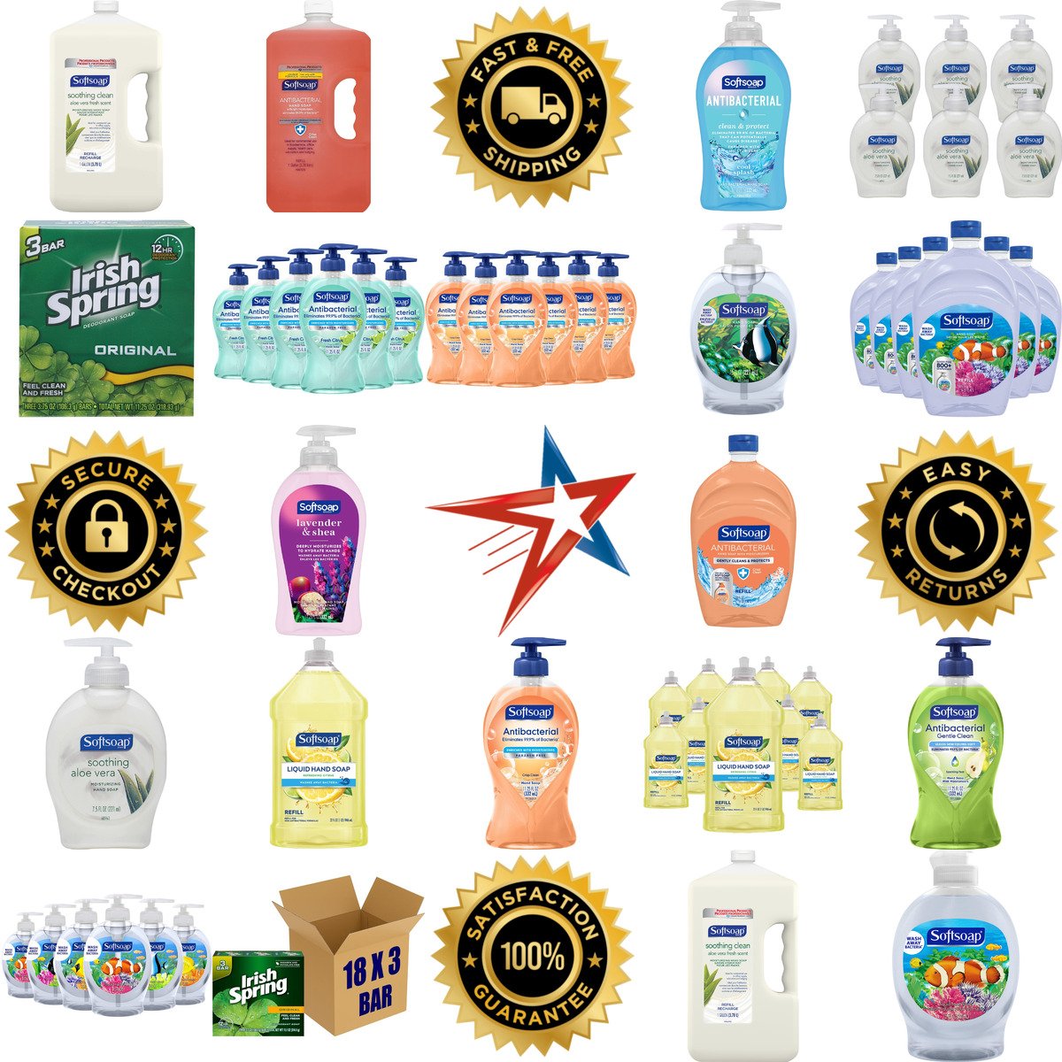 A selection of Colgate Palmolive,Ipd products on GoVets