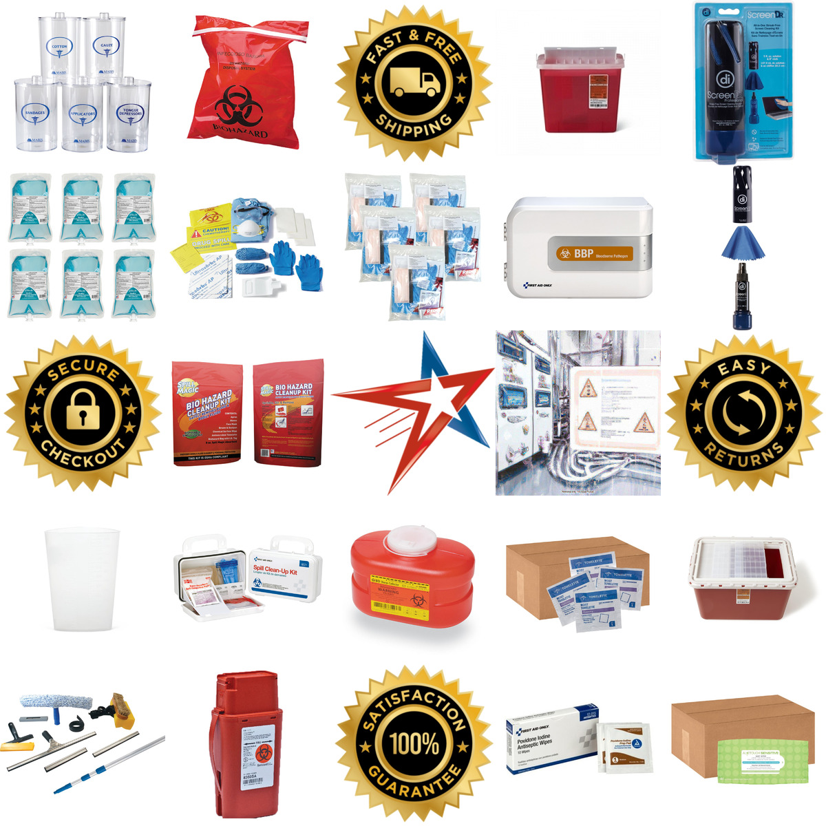 A selection of Infection Control products on GoVets